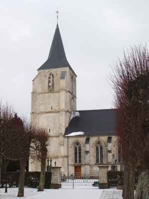 Photo du clocher de l'église Saint Léger de Cléty
